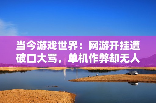 当今游戏世界：网游开挂遭破口大骂，单机作弊却无人问津
