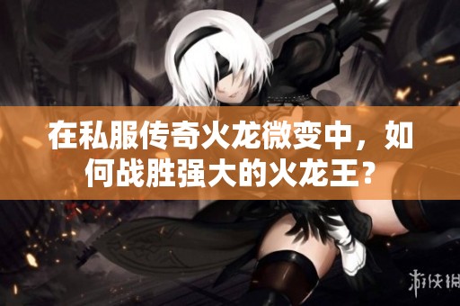 在私服传奇火龙微变中，如何战胜强大的火龙王？