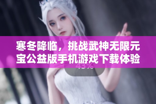 寒冬降临，挑战武神无限元宝公益版手机游戏下载体验无尽乐趣