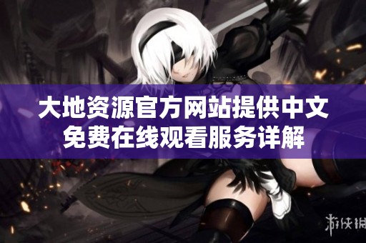 大地资源官方网站提供中文免费在线观看服务详解