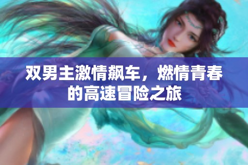 双男主激情飙车，燃情青春的高速冒险之旅