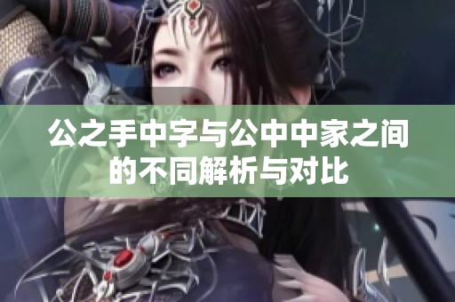 公之手中字与公中中家之间的不同解析与对比