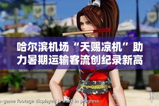 哈尔滨机场“天赐凉机”助力暑期运输客流创纪录新高