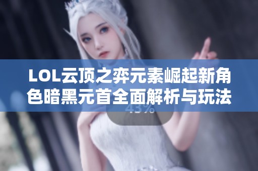 LOL云顶之弈元素崛起新角色暗黑元首全面解析与玩法探讨