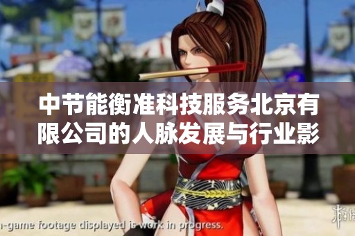 中节能衡准科技服务北京有限公司的人脉发展与行业影响力分析