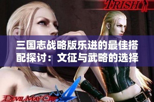 三国志战略版乐进的最佳搭配探讨：文征与武略的选择分析