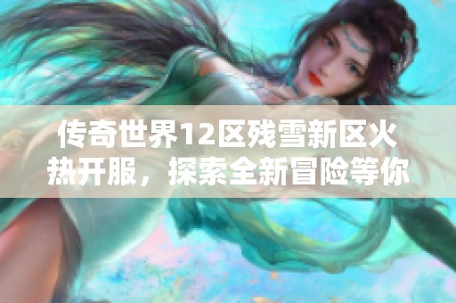 传奇世界12区残雪新区火热开服，探索全新冒险等你挑战！