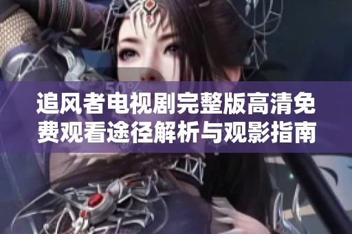 追风者电视剧完整版高清免费观看途径解析与观影指南