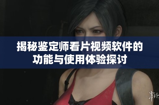 揭秘鉴定师看片视频软件的功能与使用体验探讨