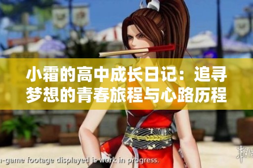 小霜的高中成长日记：追寻梦想的青春旅程与心路历程