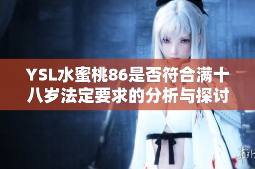 YSL水蜜桃86是否符合满十八岁法定要求的分析与探讨