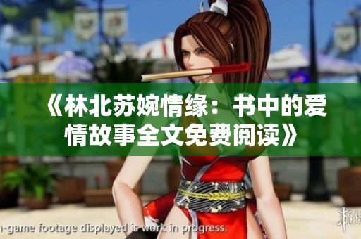 《林北苏婉情缘：书中的爱情故事全文免费阅读》