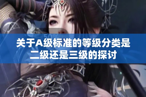 关于A级标准的等级分类是二级还是三级的探讨
