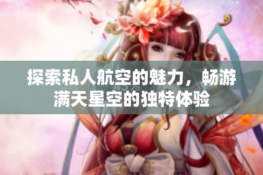 探索私人航空的魅力，畅游满天星空的独特体验