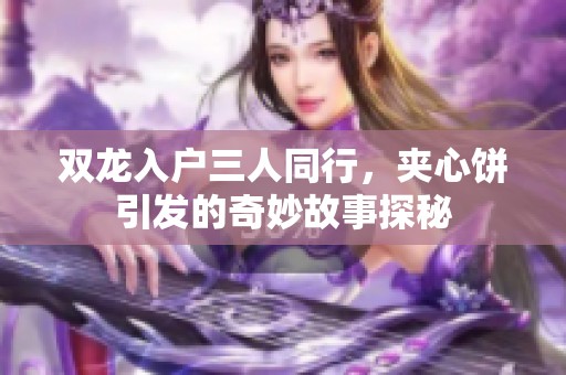 双龙入户三人同行，夹心饼引发的奇妙故事探秘
