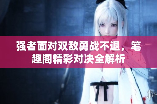 强者面对双敌勇战不退，笔趣阁精彩对决全解析