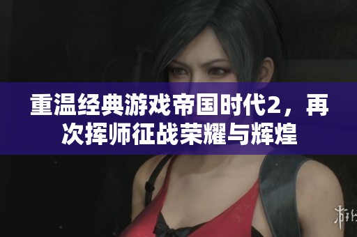 重温经典游戏帝国时代2，再次挥师征战荣耀与辉煌