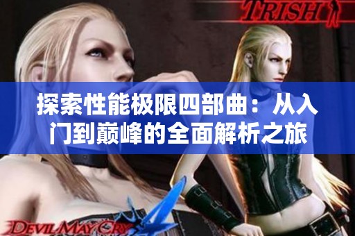 探索性能极限四部曲：从入门到巅峰的全面解析之旅