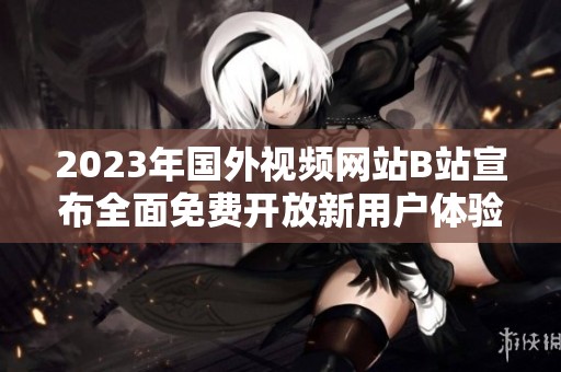 2023年国外视频网站B站宣布全面免费开放新用户体验升级