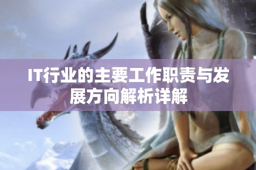 IT行业的主要工作职责与发展方向解析详解