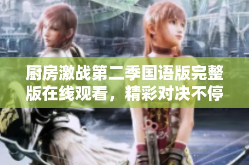 厨房激战第二季国语版完整版在线观看，精彩对决不停歇