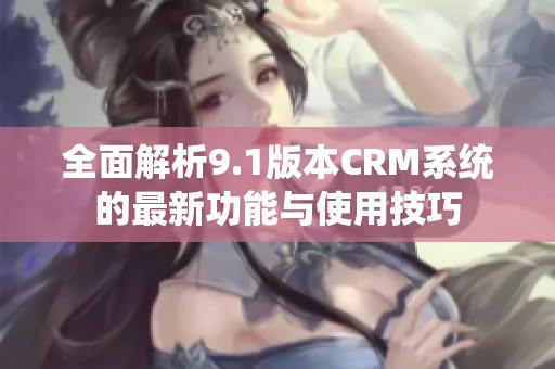 全面解析9.1版本CRM系统的最新功能与使用技巧