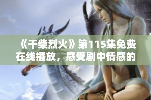 《干柴烈火》第115集免费在线播放，感受剧中情感的火花与冲突