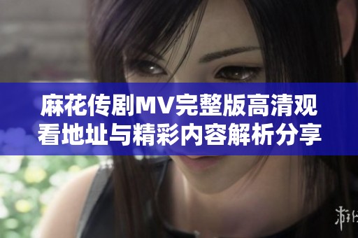 麻花传剧MV完整版高清观看地址与精彩内容解析分享