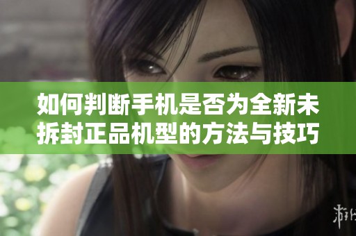 如何判断手机是否为全新未拆封正品机型的方法与技巧