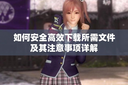 如何安全高效下载所需文件及其注意事项详解
