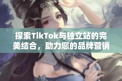 探索TikTok与独立站的完美结合，助力您的品牌营销新策略